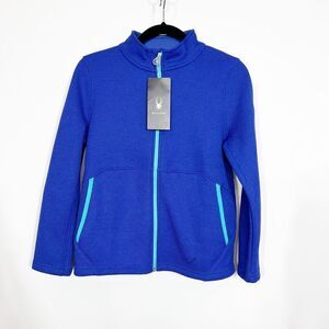 Spyder Jacket Endure Stryke Blue Zipper Blue Girls Size XL New
